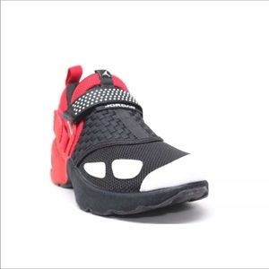 Nike Air Jordan runner in Red, Black and White.